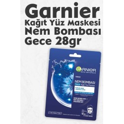 Garnier Nem Bombası Gece Kağıt Yüz Maskesi 28 gr
