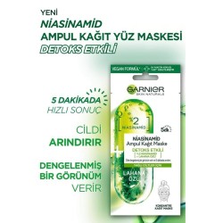 Garnier Niacinamide Detoks Etkili Ampul Kağıt Maske 15 gr