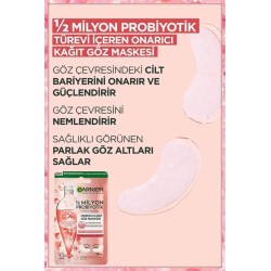 Garnier 1/2 Milyon Probiyotik Türevi Içeren Onarıcı Kağıt Göz Maskesi 6 gr
