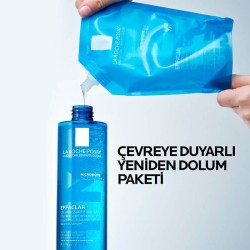 La Roche Posay Effaclar M+ Yağlı Ciltler için Temizleme Jeli 400ml - Refill