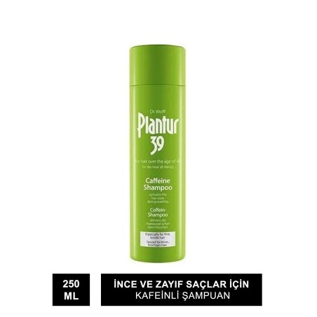 Plantur 39 Şampuan İnce ve Zayıf Saçlar İçin Caffeine Shampoo 250ml