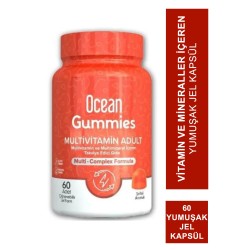 Ocean Gummies Multivitamin Adult 60 Yumuşak Jel Kapsül