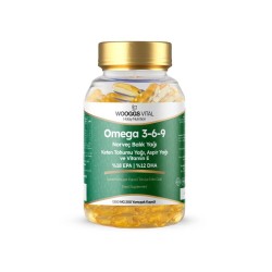 Wooggs Vital Omega 3-6-9 Takviye Edici Gıda 1300mg 200 Yumuşak Kapsül