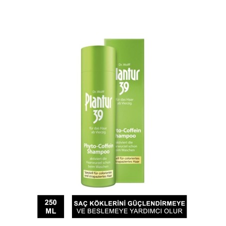 Plantur 39 Şampuan Boyalı ve Stres Altındaki Saçlar İçin Caffeine Shampoo 250 ml