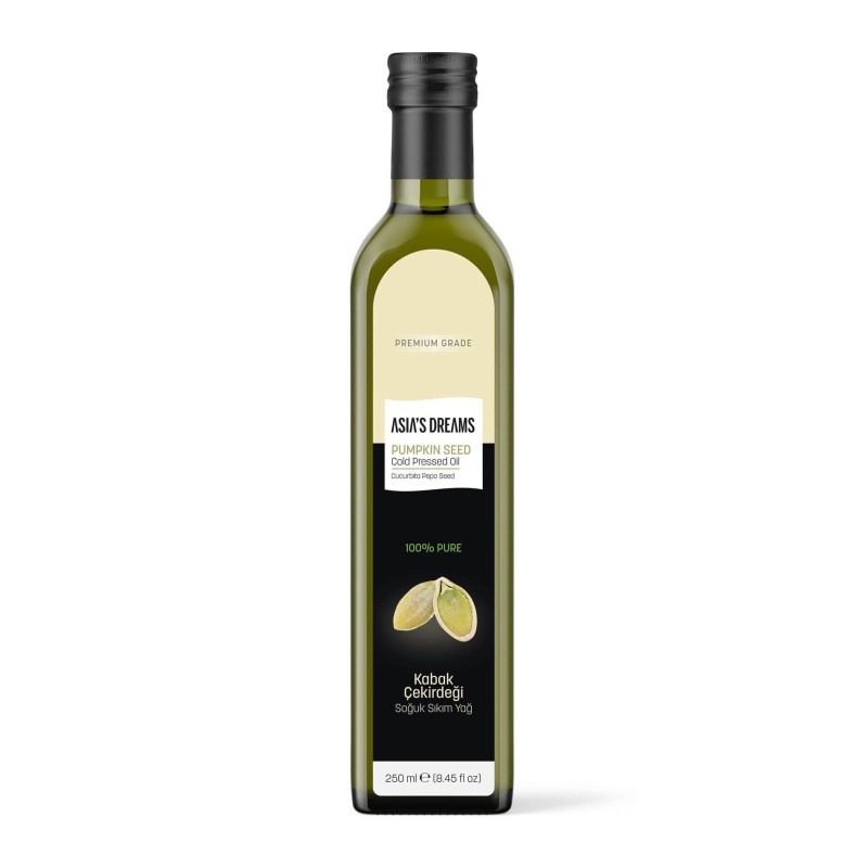 Asia's Dreams Kabak Çekirdeği Soğuk Sıkım Yağ 250ml