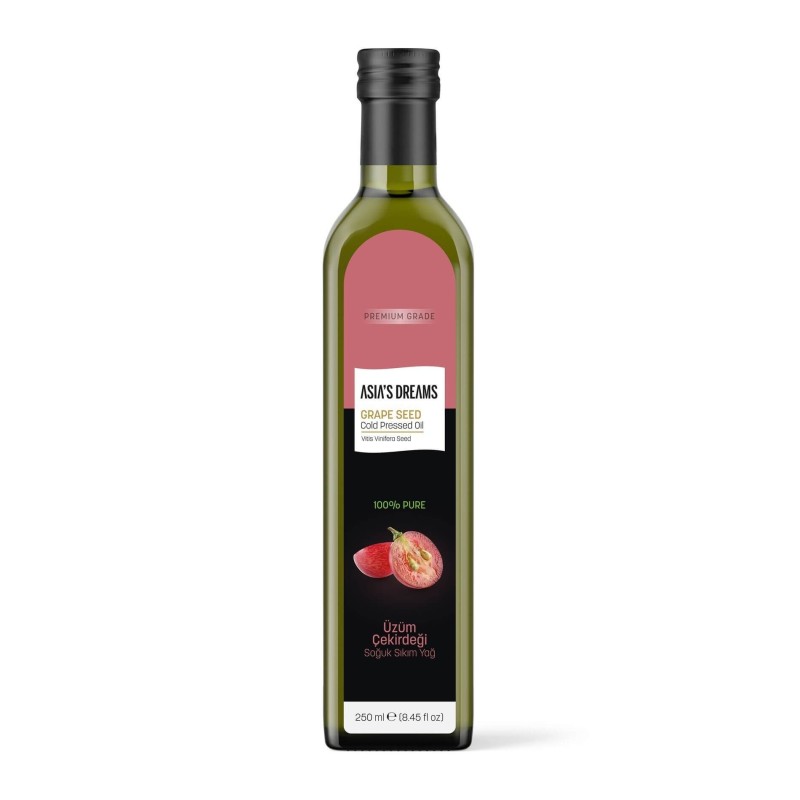 Asia's Dreams Üzüm Çekirdeği Soğuk Sıkım Yağ 250ml