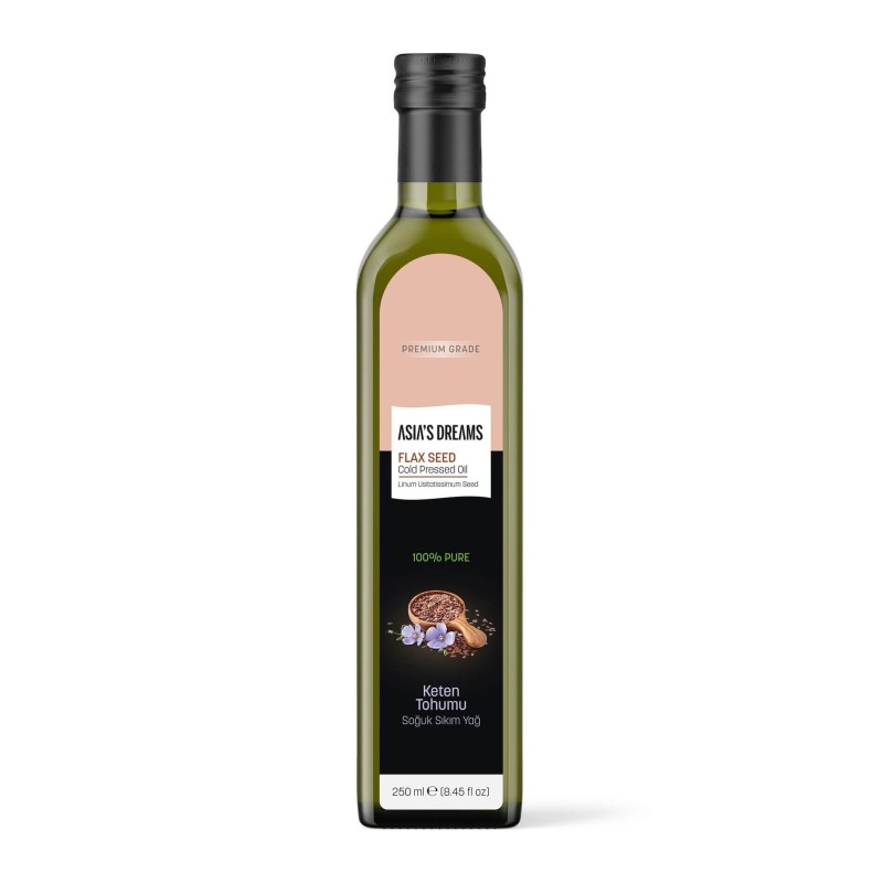 Asia's Dreams Keten Tohum Soğuk Sıkım Yağ 250ml