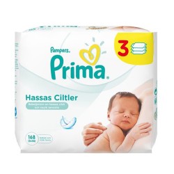 Prima  Pampers Sensitive Islak Havlu Yedek 3 PAKET 56 LI(168 Yaprak)