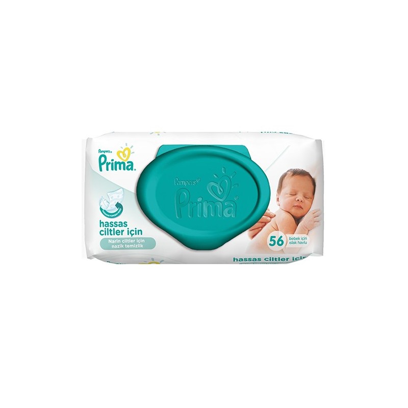 Prima Pampers Sensitive Islak Havlu Yedek 56 LI Prima Pampers Sensitive Islak Havlu Yedek 56 LI