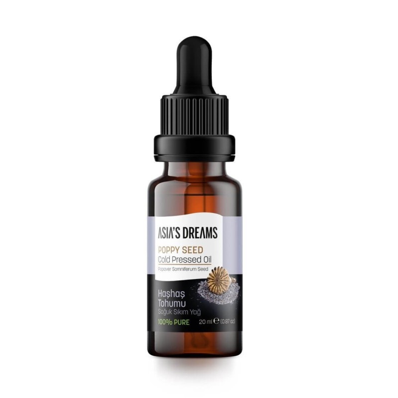 Asia's Dreams Haşhaş Tohumu Soğuk Sıkım Yağ 20ml