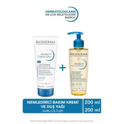 Bioderma Atoderm Cream Ultra 200 ml & Atoderm Shower Oil 200 ml