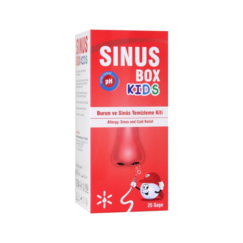 Sinus Box Kids Burun ve Sinüs Temizleme Kiti 25 Saşe
