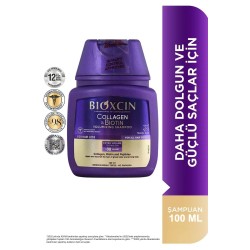 Bioxcin Collagen & Biotin Hacim Şampuanı 100 ml - Seyahat Boy