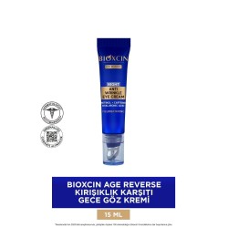 Bioxcin Age Reverse Kırışıklık Karşıtı Gece Göz Kremi 15 ml