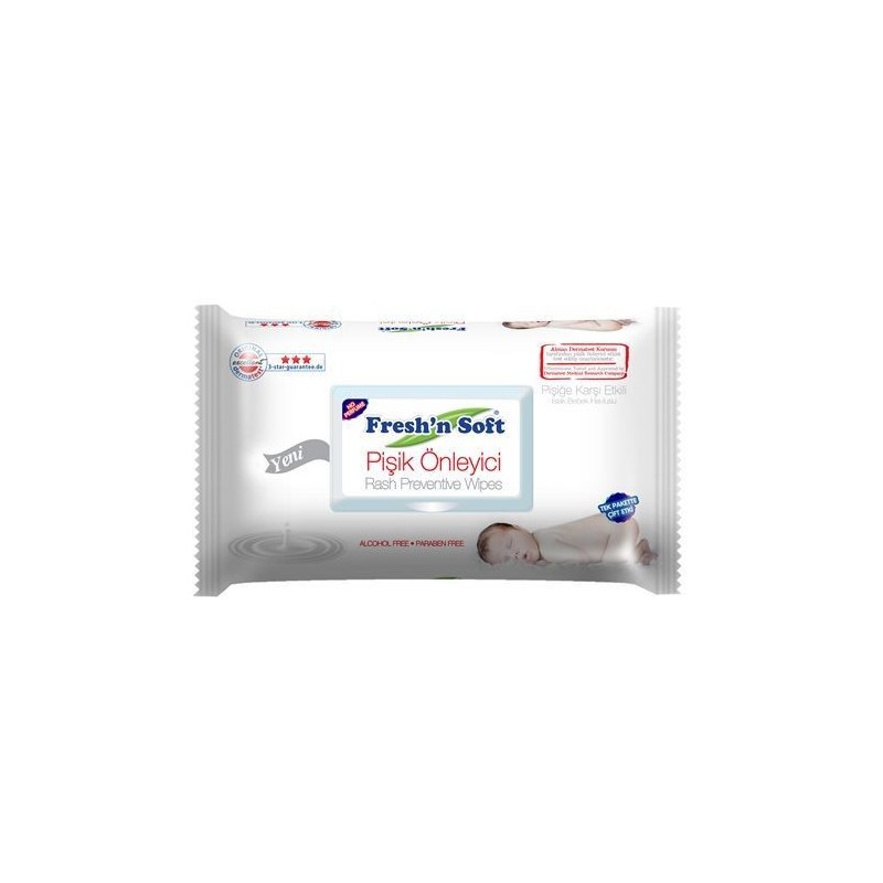 Fresh'n Soft Pişik Önleyici Islak Bebek Havlusu Fresh'n Soft Pişik Önleyici Islak Bebek Havlusu