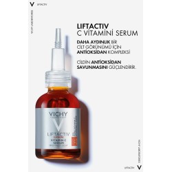 Vichy Liftactiv Supreme Vitamin C Serum - Saf C Vitamini Aydınlatıcı Aantioksidan Serum 20 ml