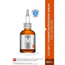 Vichy Liftactiv Supreme Vitamin C Serum - Saf C Vitamini Aydınlatıcı Aantioksidan Serum 20 ml