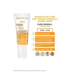 Bioxcin Sun Care Spf 50 Yüz Güneş Kremi 50 ml Kuru ve Normal Cilt + Vücut Güneş Spreyi 200 ml
