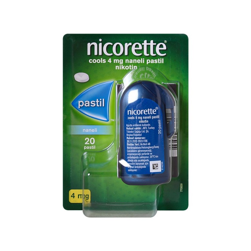 Nicorette Cools 4mg Naneli Pastil 20 Adet Nicorette Cools 4mg Naneli Pastil 20 Adet