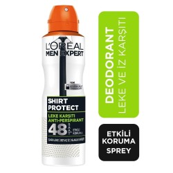 Loreal Paris Men Expert Shirt Protect Sprey Deodorant - Leke Karşıtı - 50 ml