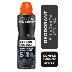 Loreal Paris Men Expert Carbon Protect 5in1 Sprey Deodorant - Komple Koruma - 150 ml