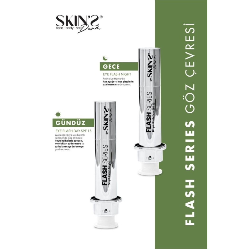 Skins Derm Eye Flash Day & Night 2x5ml
