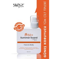 Skins Derm Summer Guard Spf50+ Face & Body Güneş Kremi 100 ml