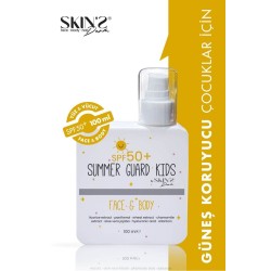 Skins Derm Summer Guard Kids Spf50+ Face & Body Güneş Kremi 100 ml