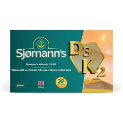 Sjomann's D3K2 30 30 Çiğnenebilir Jel Tablet