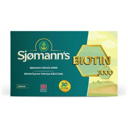 Sjomann's Biotin 3000mg 30 Çiğnenebilir Jel Tablet