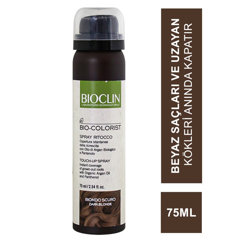 Bioclin Bio Colorist Touch Up Sprey - Dark Blonde - 75 ml