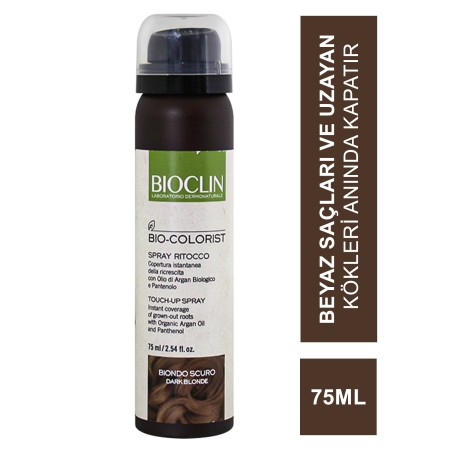 Bioclin Bio Colorist Touch Up Sprey - Dark Blonde - 75 ml