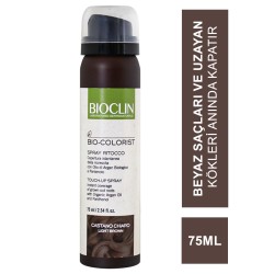 Bioclin Bio Colorist Touch Up Sprey - Light Brown - 75 ml