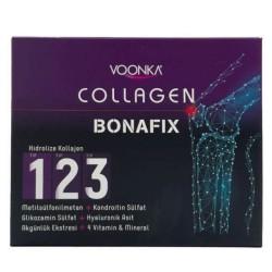 Voonka Collagen Bonafix Tip 123 - Karışık Meyve Aromalı - 30x50ml