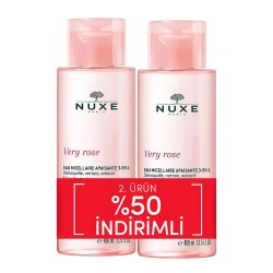 Nuxe Very Rose 3-In 1 Soothing Micellar Water - Temizleme Suyu- 2x400 ml