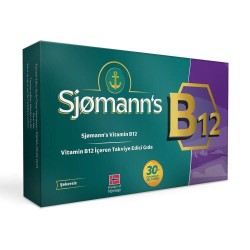 Sjomann's B12 30 Çiğnenebilir Jel Tablet
