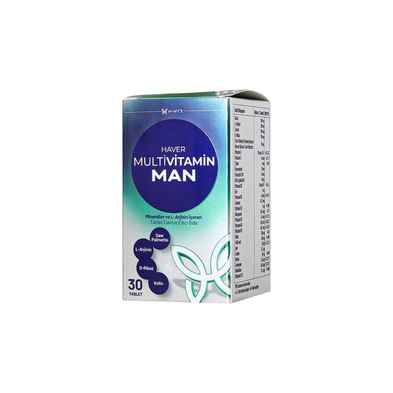 Haver Multivitamin Man 30 Tablet