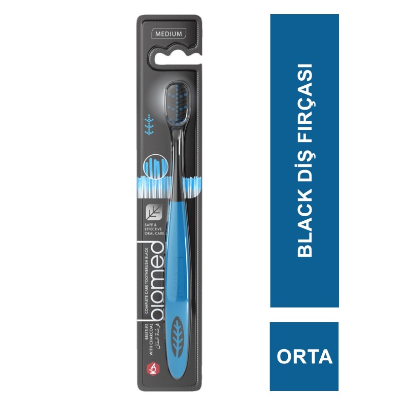 Outlet - Biomed Black Diş Fırçası - Orta -