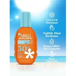 Arko Suncare Spf30 Yüksek Korumalı Vücut Güneş Spreyi 200 ml