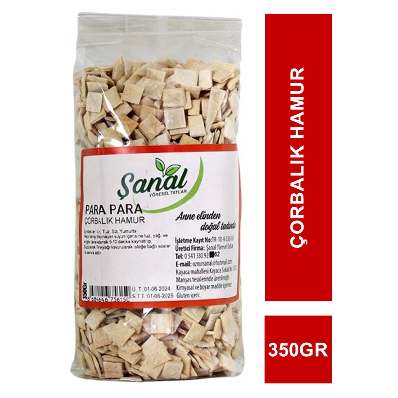 Şanal Para Para Çorbalık Hamur 350gr