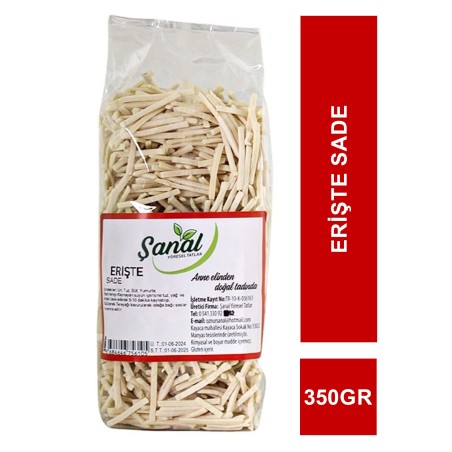 Şanal Erişte Sade 350gr