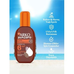 Arko Suncare Spf6 Bronzlaştırıcı Güneş Yağı Sprey 220 ml