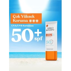 Arko Suncare Spf50 Çok Yüksek Korumalı Yüz Güneş Kremi 50 ml