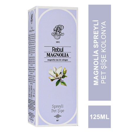 Rebul Magnolia Spreyli Pet Şişe Kolonya 125 ml
