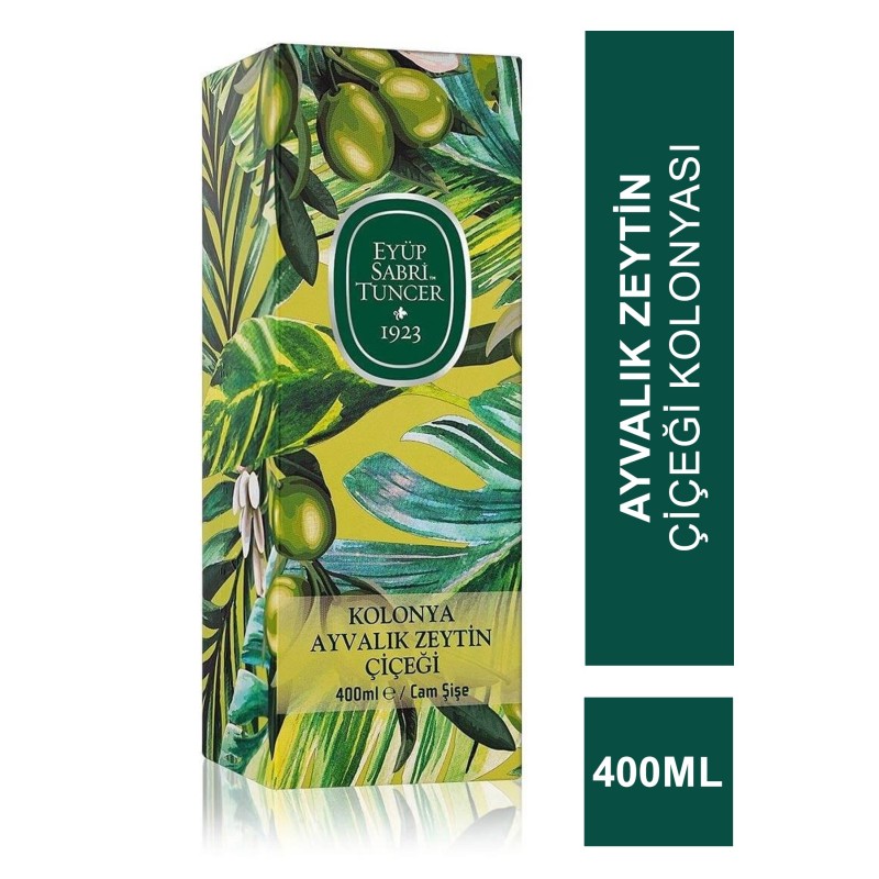Eyüp Sabri Tuncer Ayvalık Zeytin Çiçeği Kolonyası 400ml Cam Şişe