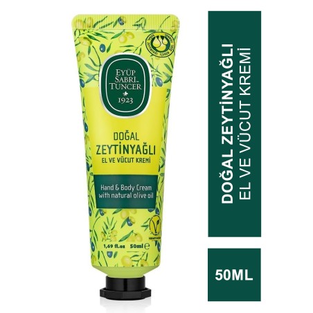 Eyüp Sabri Tuncer Doğal Zeytinyağlı El ve Vücut Kremi 50 ml