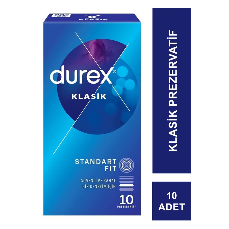 Durex Klasik Prezervatif 10 Adet
