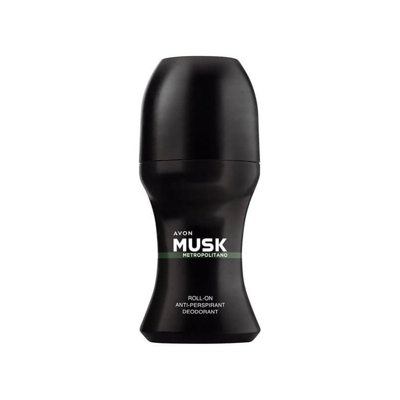 Avon Musk Metropolitano Roll-On Deodorant 50ml