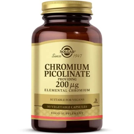 Solgar Chromium Picolinate 200 mcg 90 Kapsül