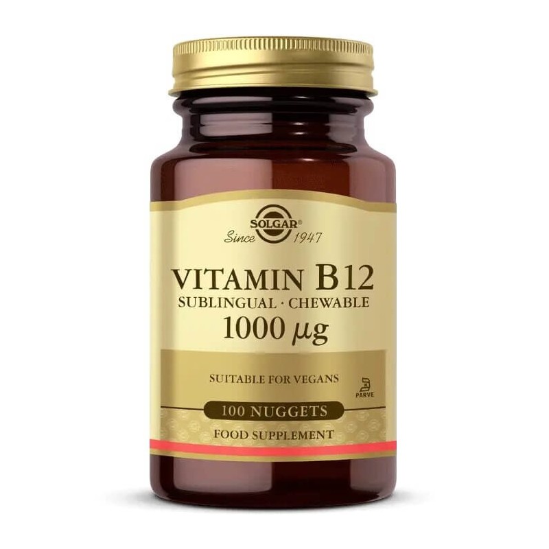 Solgar Vitamin B12 1000 mcg 100 Dilaltı Tablet